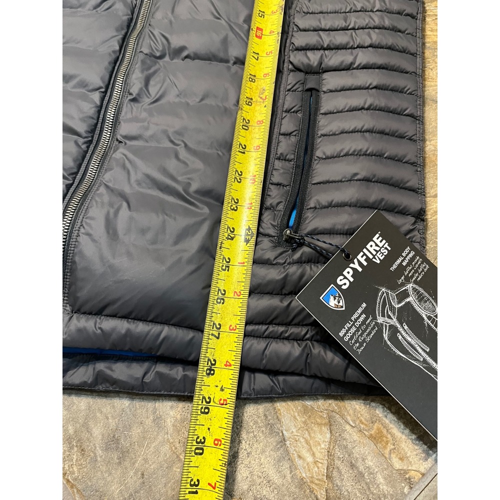 KUHL Spyfire Vest Mens Large Carbon Gray NEW Down Puffer Outdoor MSS205794L - Picture 9 of 9